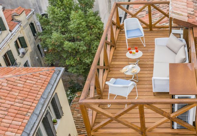 Ferienwohnung in Venedig - Ca' Dell'Opera Terrasse Ferienwohnung in Venedig - Ca' Dell'Opera Terrasse