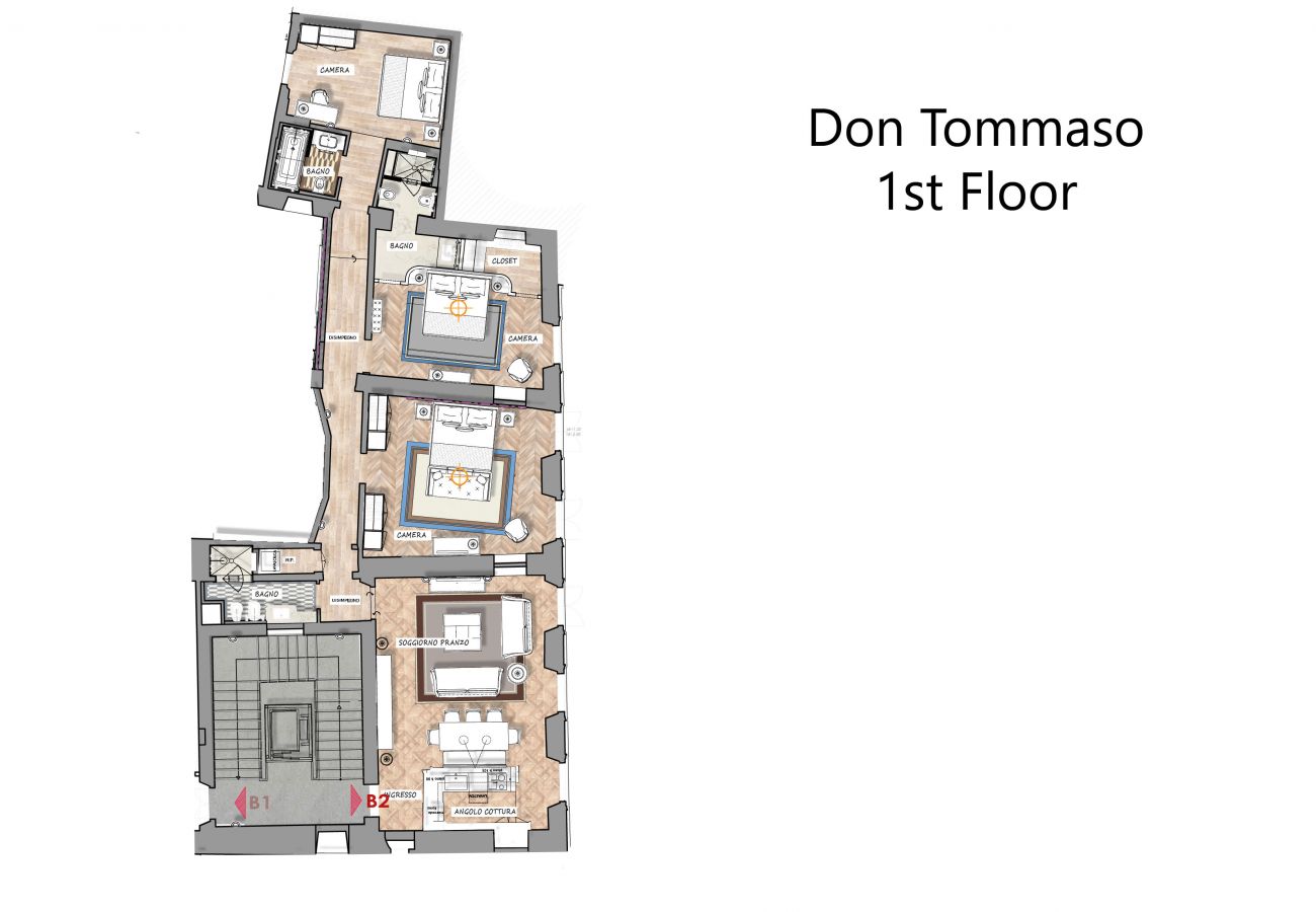 Ferienwohnung in Florenz - Don Tommaso - La Dimora degli Affreschi Florence Ferienwohnung in Florenz - Don Tommaso - La Dimora degli Affreschi Florence