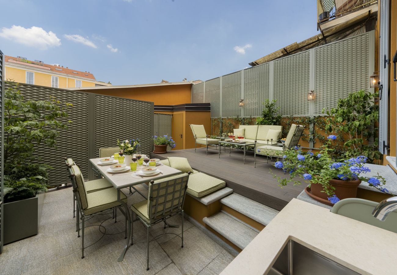 Ferienwohnung in Milano - La Zafferana Terrace Milano Ferienwohnung in Milano - La Zafferana Terrace Milano