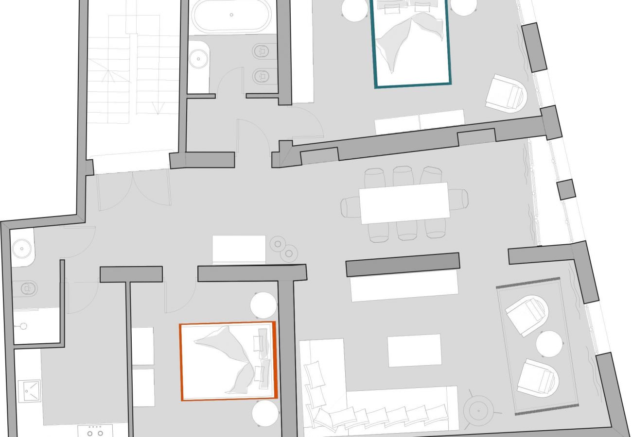 Appartement à Venise - Ca' Romantica Terrace Appartement à Venise - Ca' Romantica Terrace