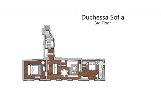 Appartamento a Firenze - Duchessa Sofia - Dimora degli Affreschi Florence Appartamento a Firenze - Duchessa Sofia - Dimora degli Affreschi Florence